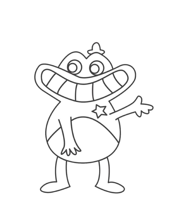 Printable Garten Of Banban Chapter 2 Toadster Coloring Page