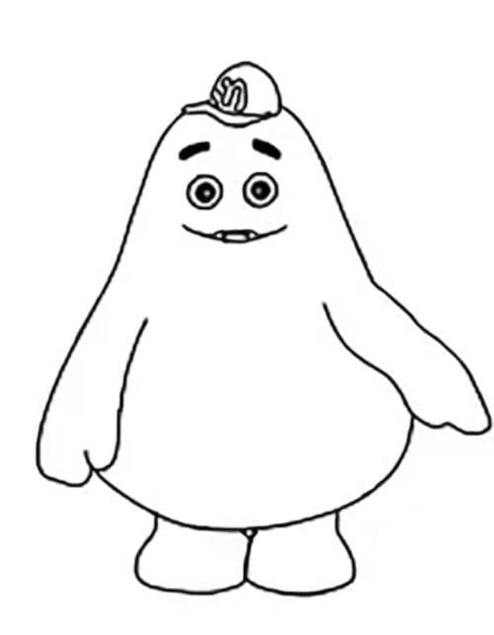 Grimace Coloring Pages
