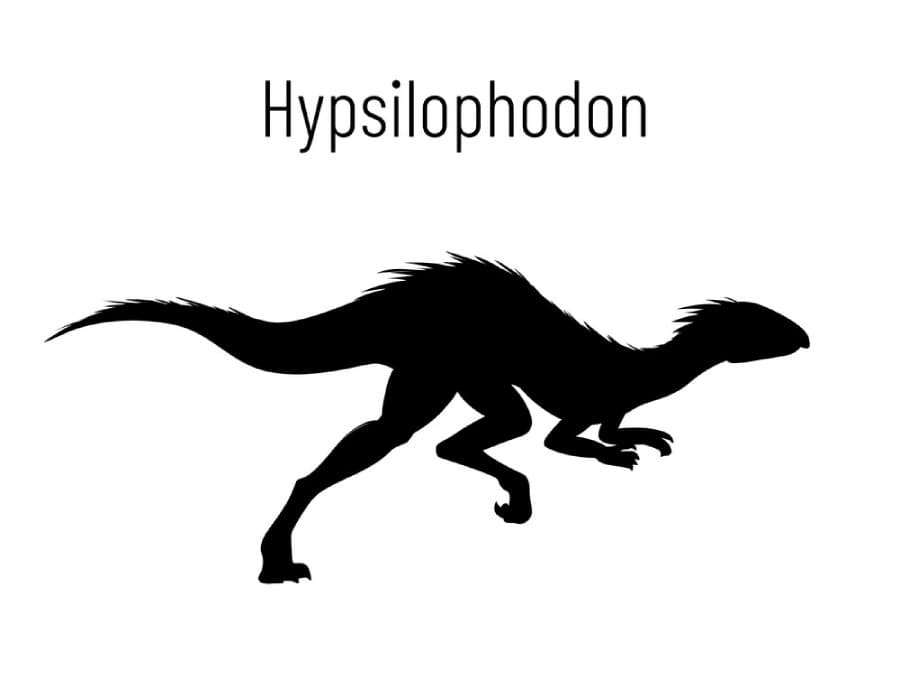 Printable Hypsilophodon Stencil
