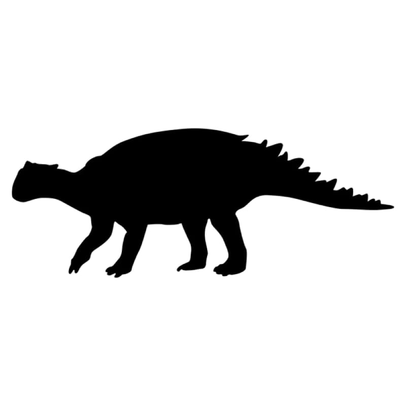 Printable Polacanthus Dinosaur Stencil
