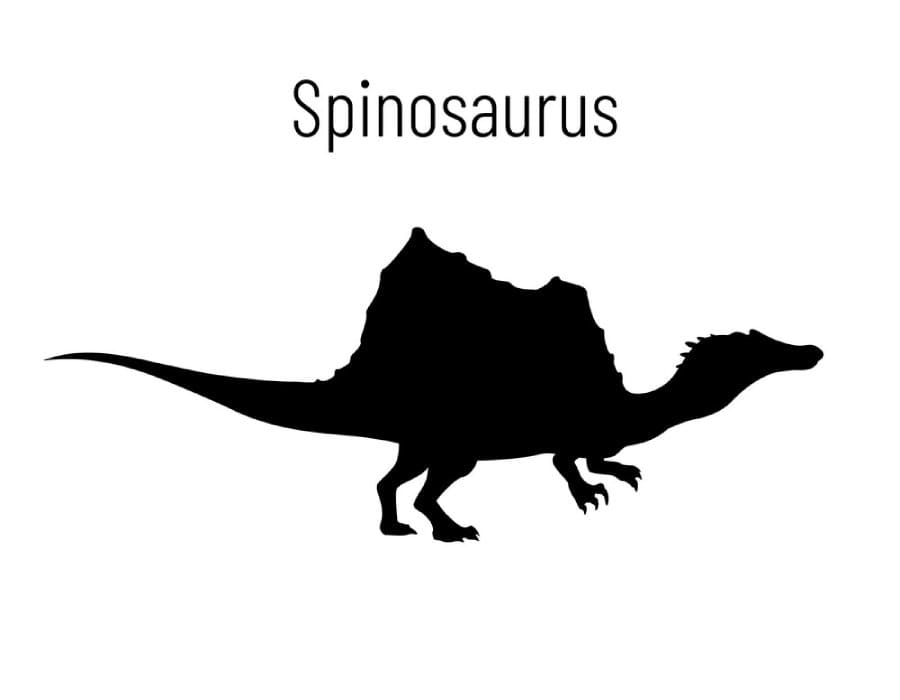 Printable Spinosaurus Stencil