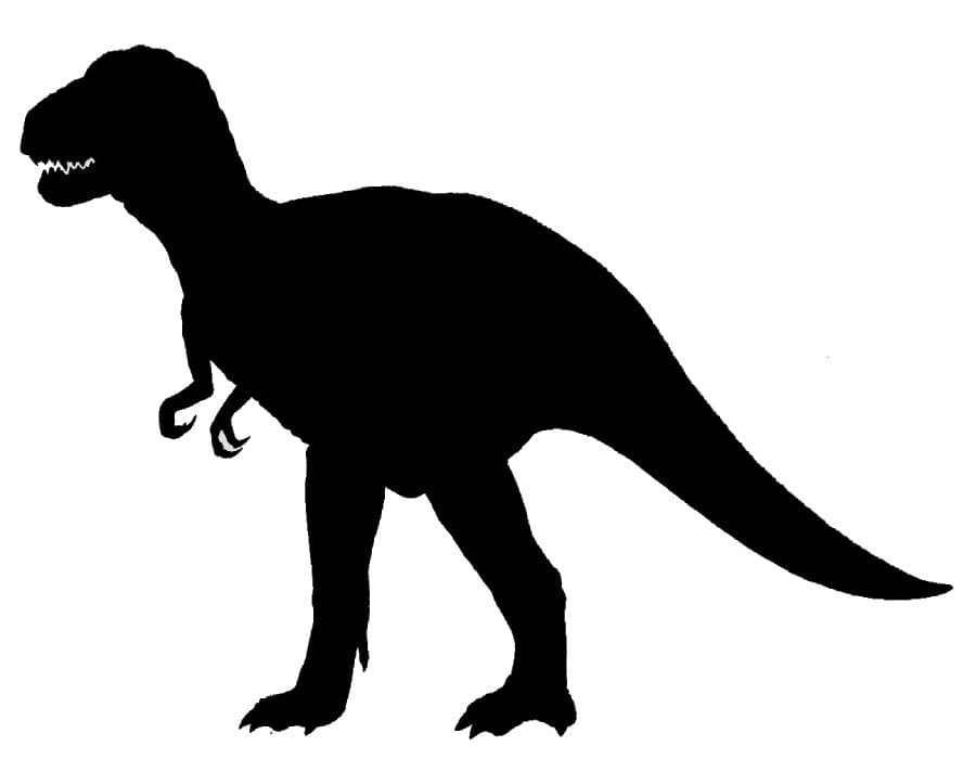 Printable Tyrannosaurus Rex T-Rex Dinosaur Stencil