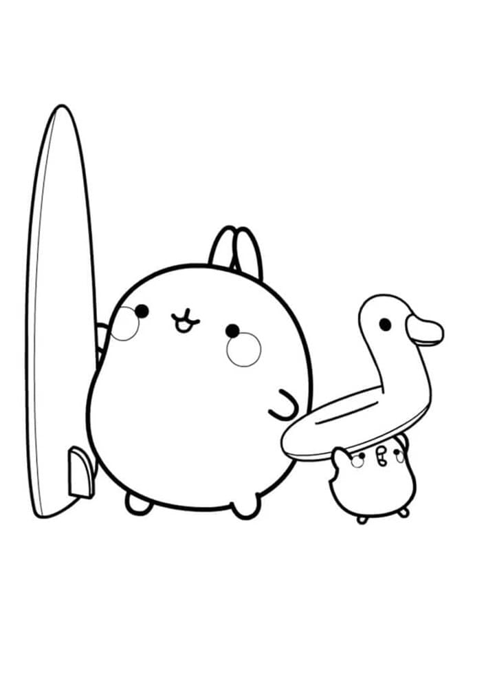 Molang For Kids Printable Coloring Page