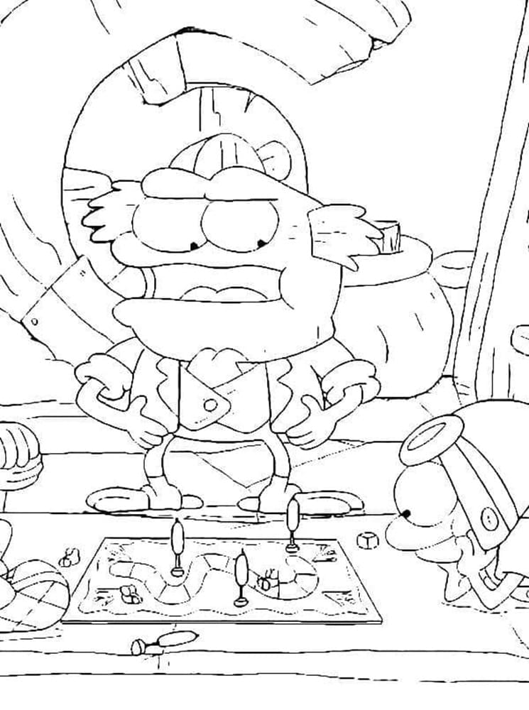 Printable Characters Amphibia Coloring Page