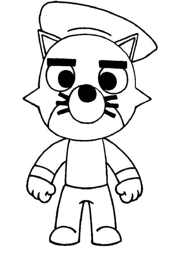 Piggy Roblox Coloring Pages