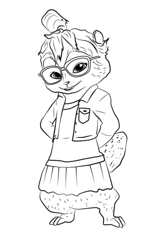Printable So Cool Jeanette Coloring Page