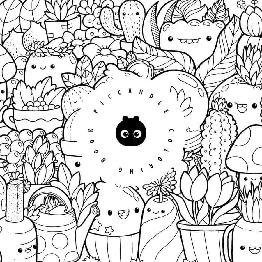 Printable Squishmallows Free Image Coloring Page