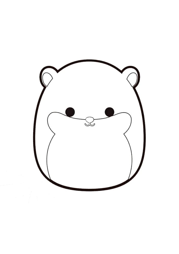 Printable Squishmallows Humphray Coloring Page