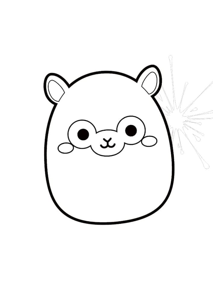 Printable Squishmallows Tim Coloring Page