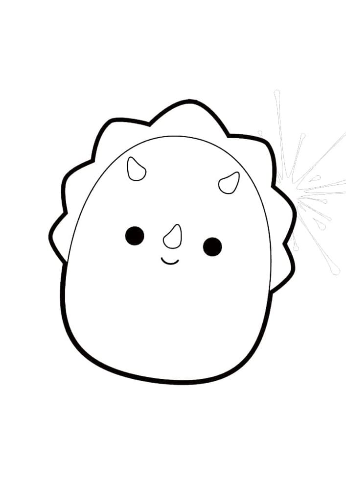 Printable Squishmallows Tristan Coloring Page