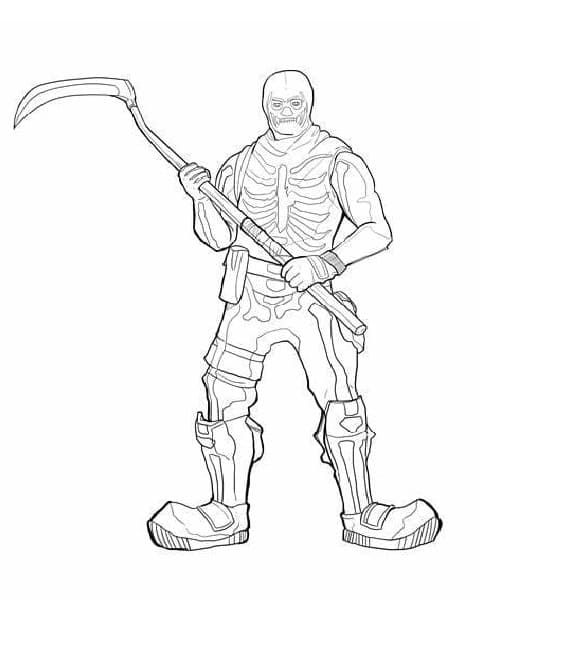 Fortnite Free Coloring Page