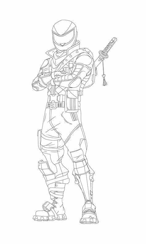 Fortnite Game Free Coloring Page