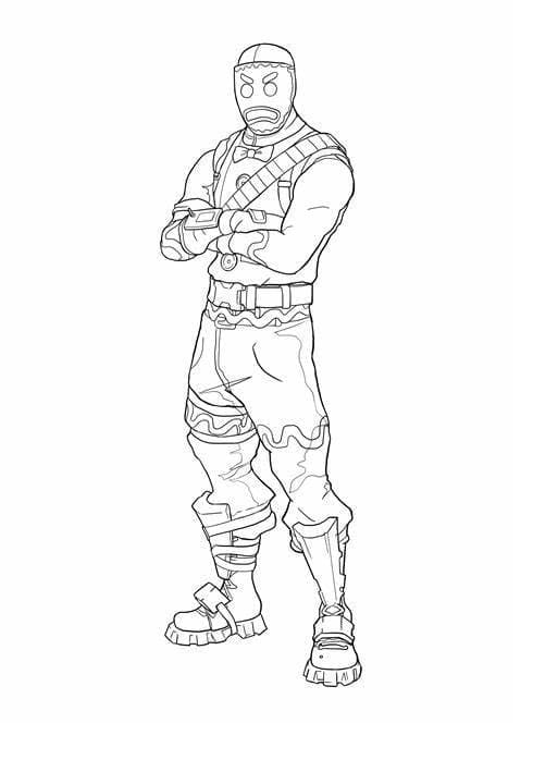 Fortnite Picture Coloring Page