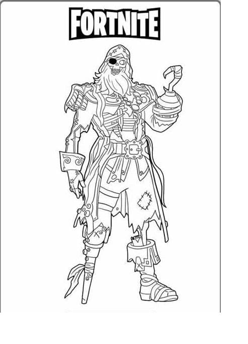 Free Fortnite Game Coloring Page