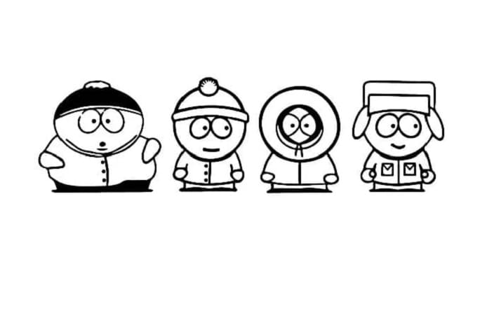 Free Printable South Park Coloring Page