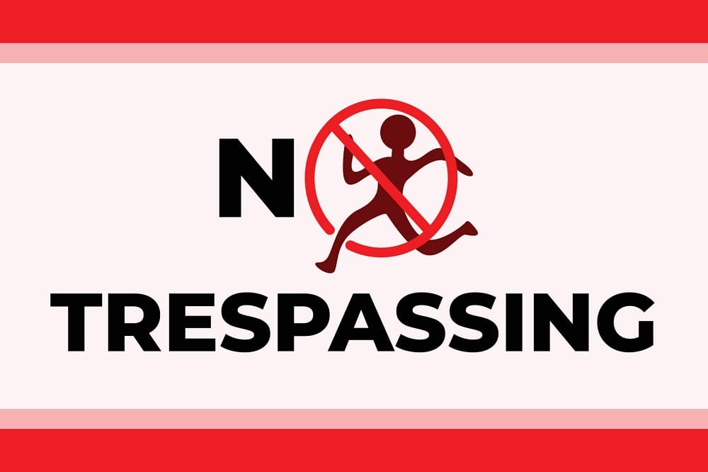 No Trespassing Sign Free Printable