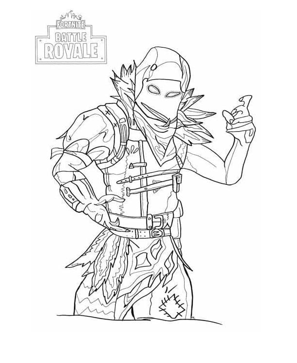 Print Fortnite Free Coloring Page