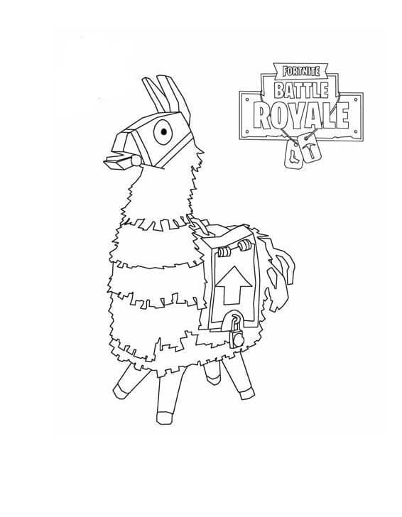 Print Fortnite Free Image Coloring page