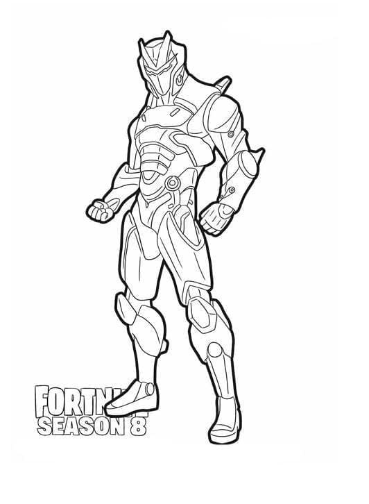Print Fortnite Game Coloring Page