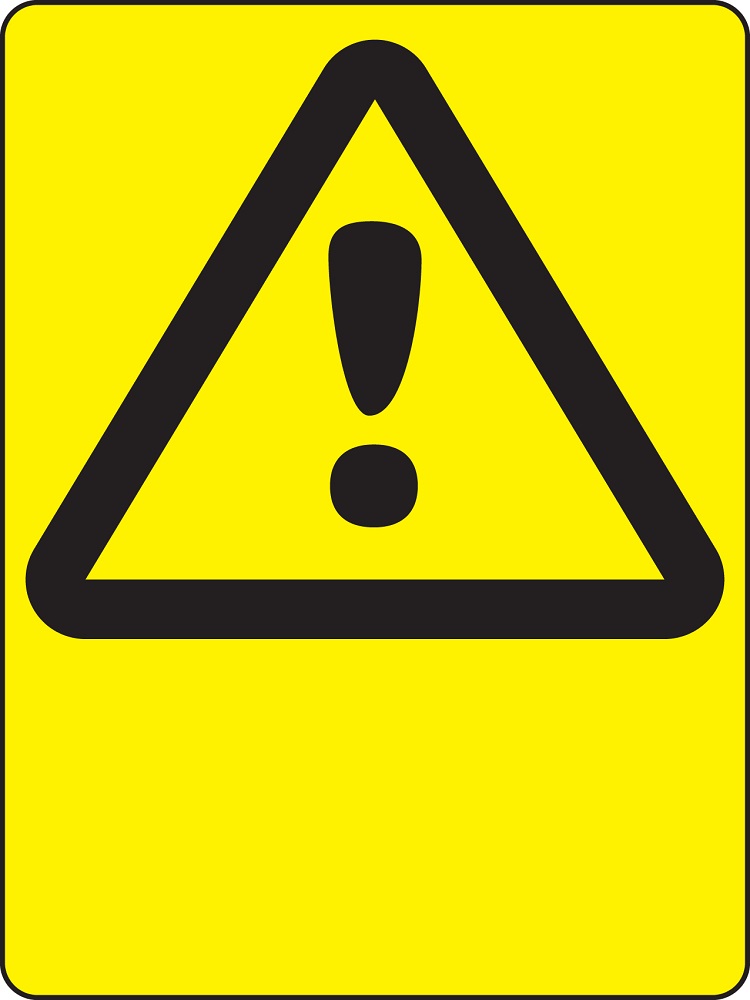 Printable A Caution Sign