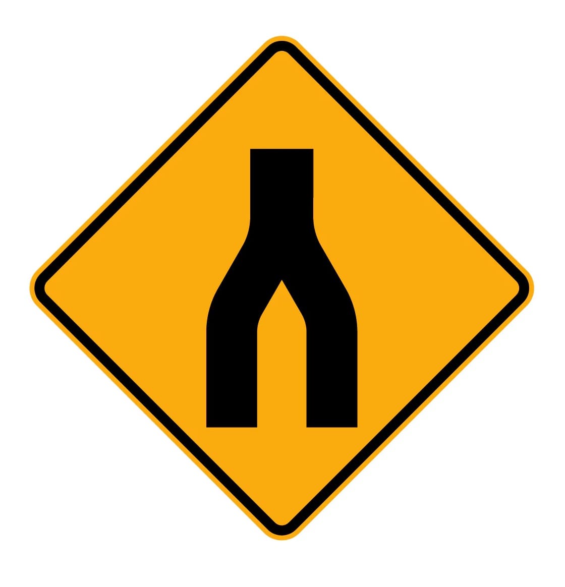 Printable Basic Divided Highway Sign
