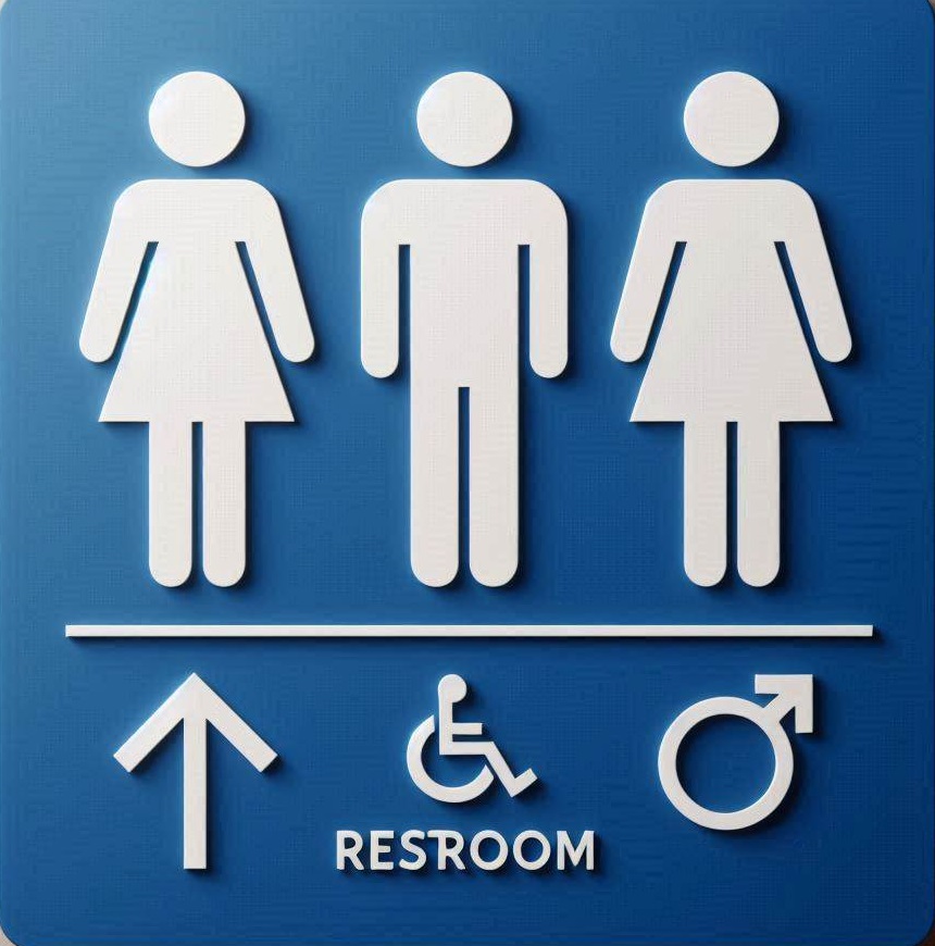 Printable Bathroom Sign For All Gender