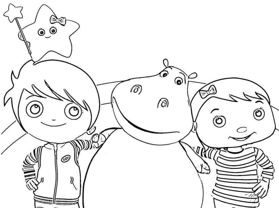 Printable Cute Little Baby Bum Coloring Page