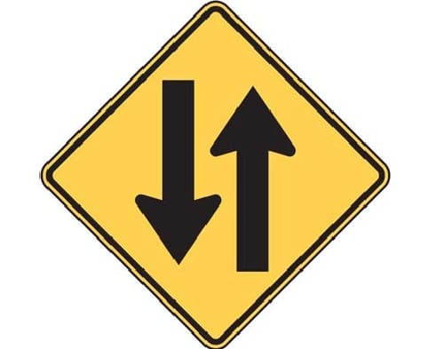 Printable Divided Highway Sign Download