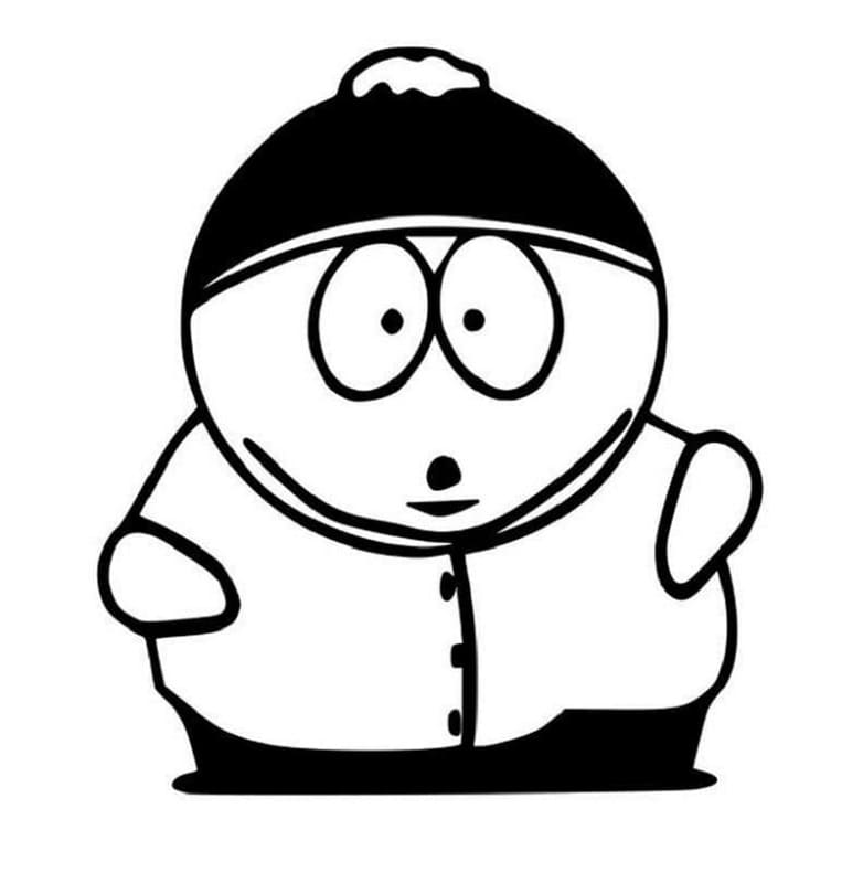 Printable Eric Cartman South Park Coloring Page