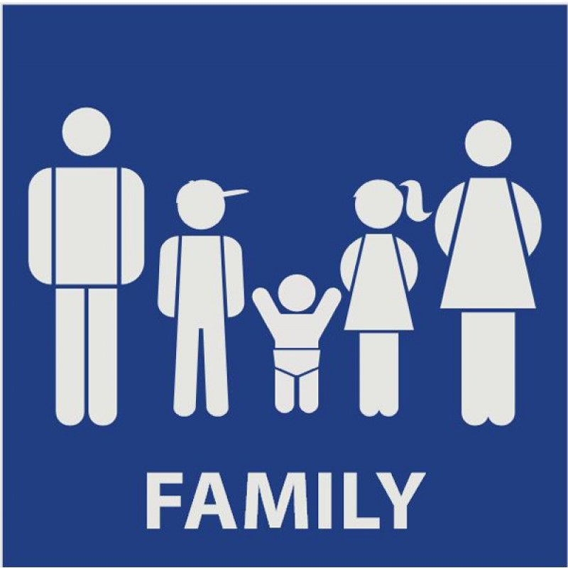 Printable Family Bathroom Sign