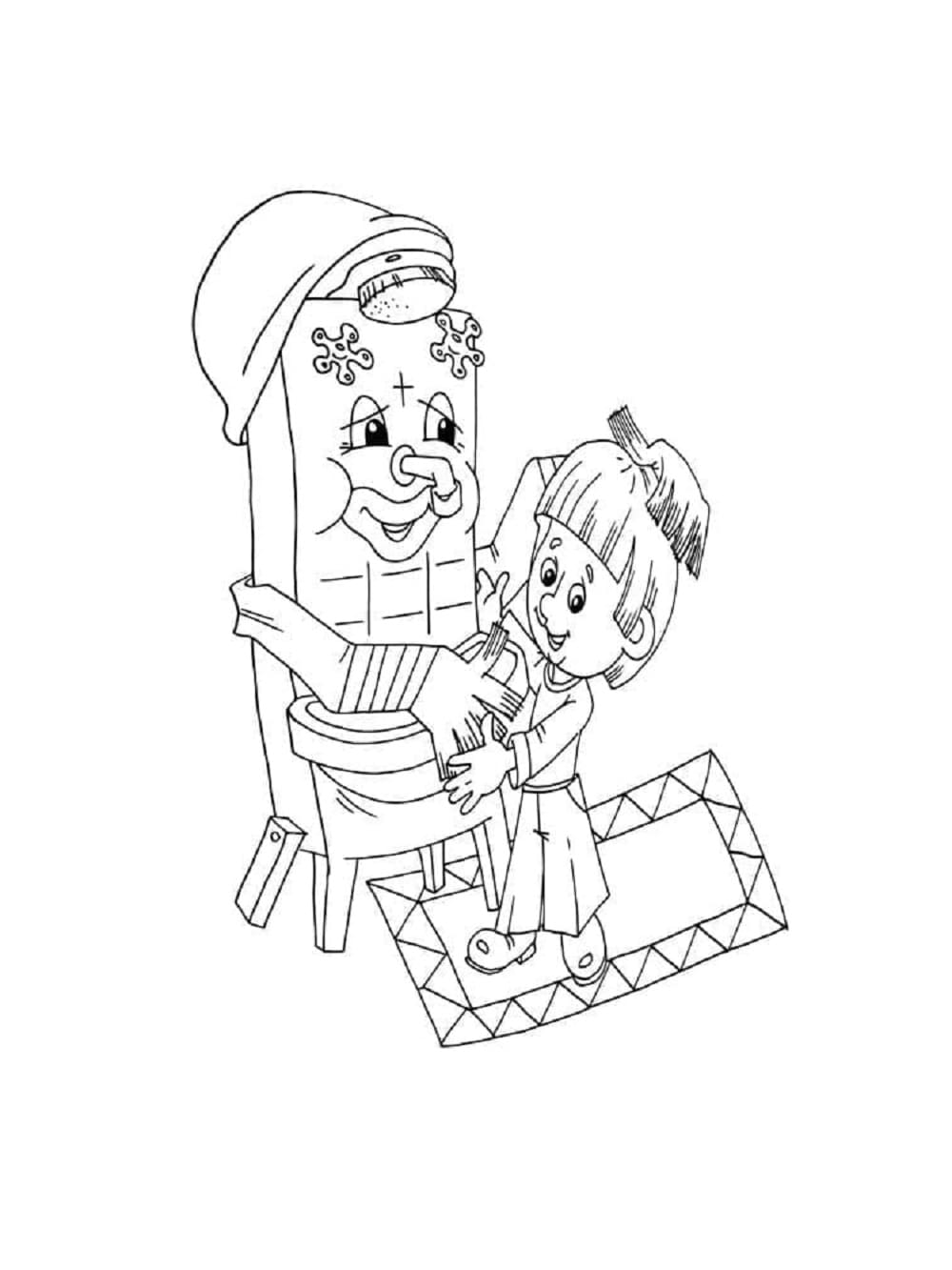 Printable Free Hygiene Coloring Page
