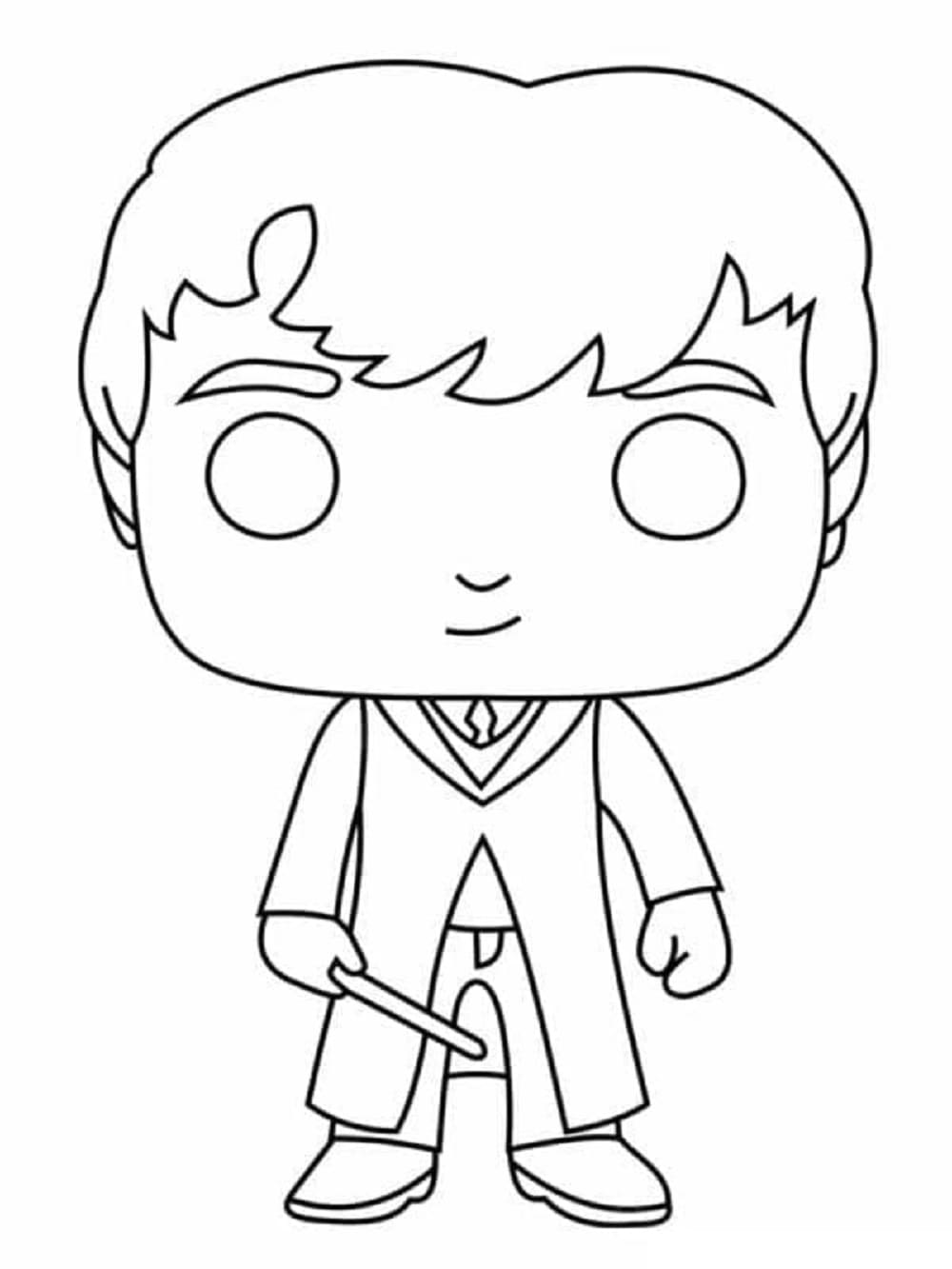 Printable Funko Pop Gary Coloring Page