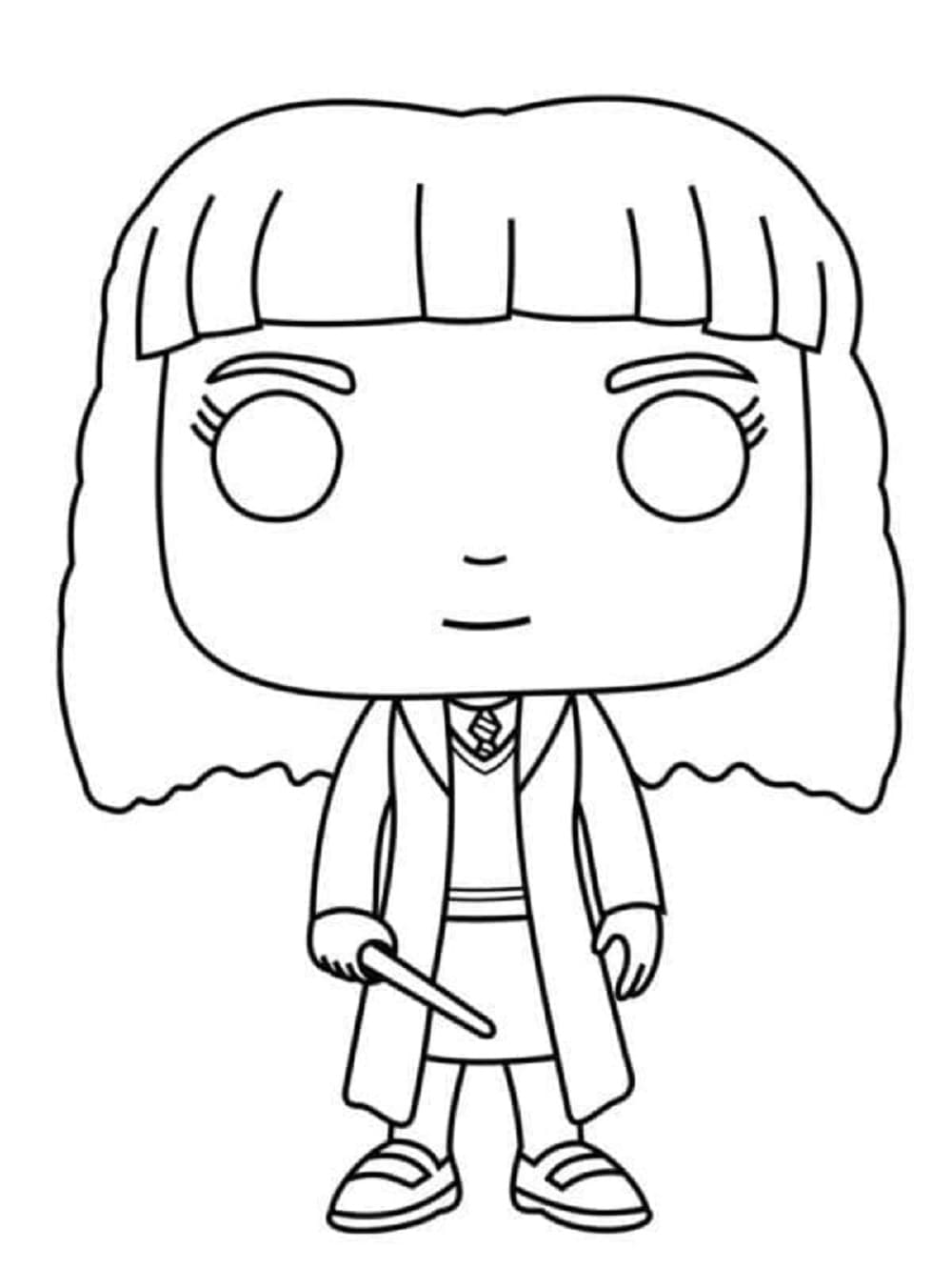 Printable Funko Pop Hermione Granger Coloring Page