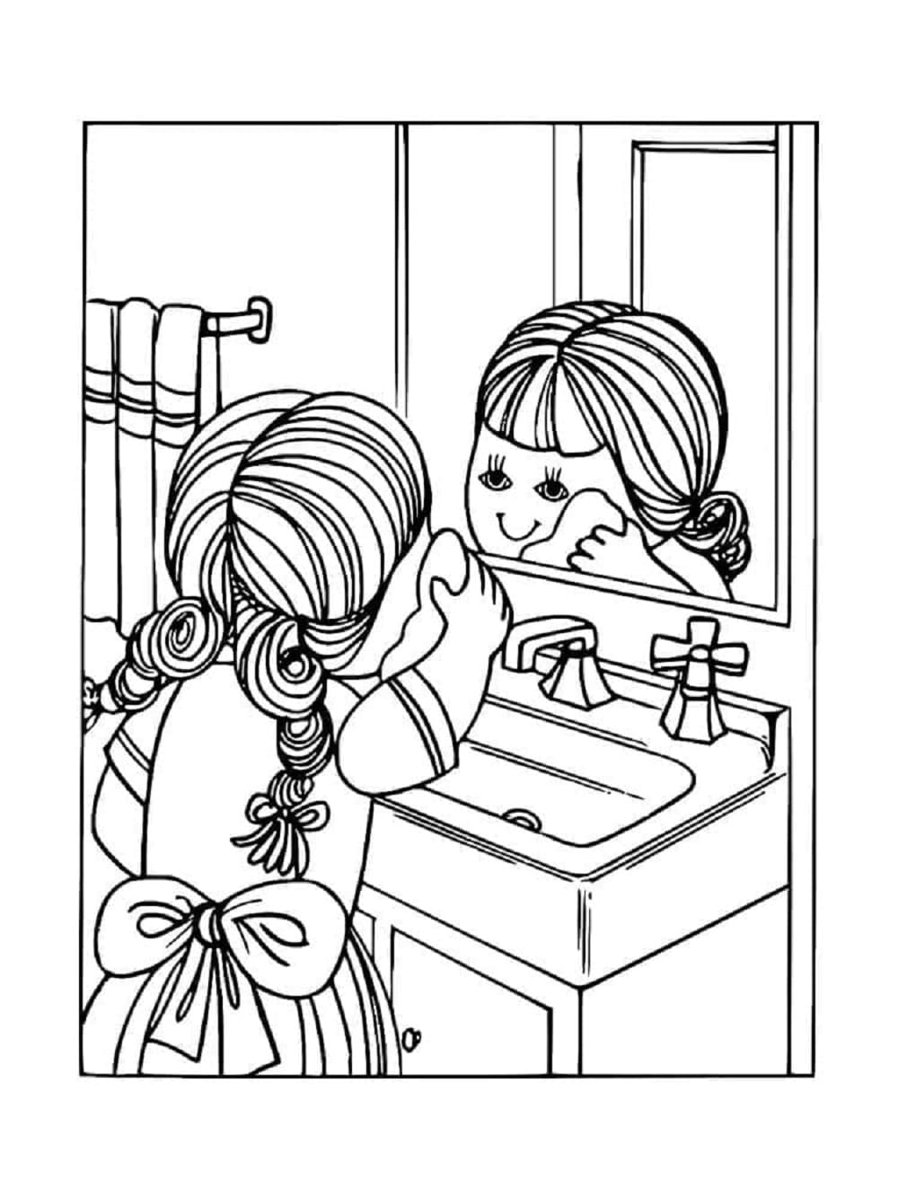 Printable Hygiene Download Coloring Page