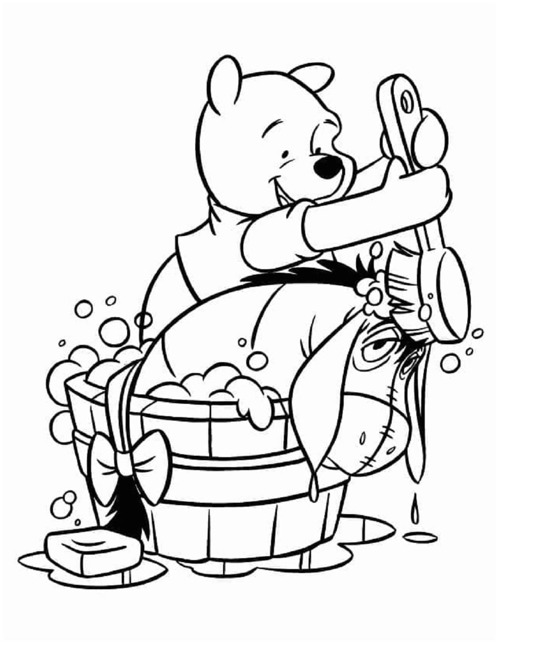 Printable Hygiene Free Coloring Page