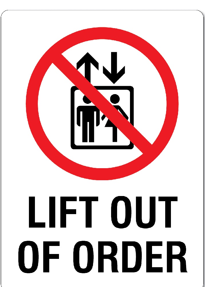 Printable Lift Out of Order Sign