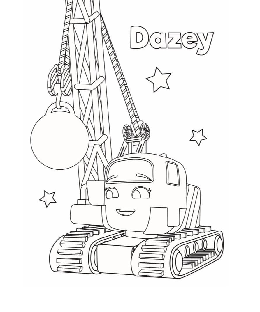 Printable Little Baby Bum Dazey Coloring Page