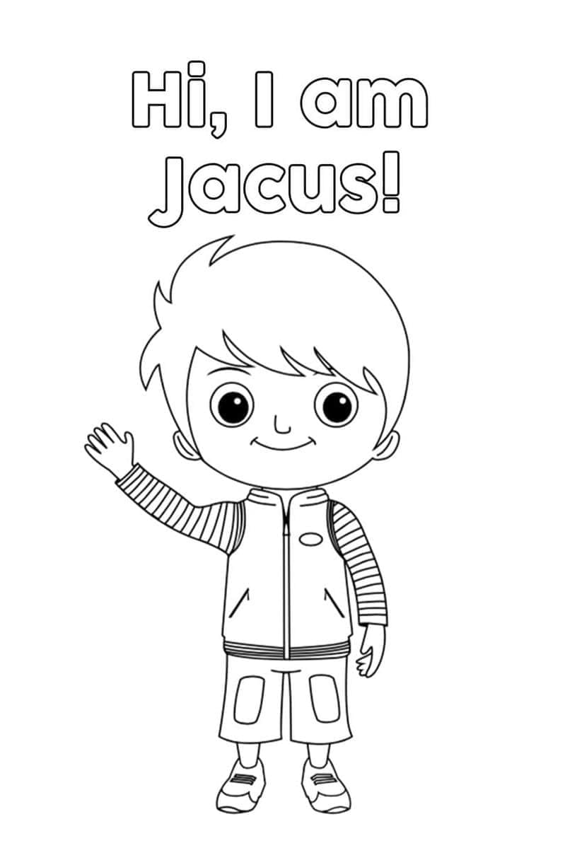 Printable Little Baby Bum Jacus Coloring Page