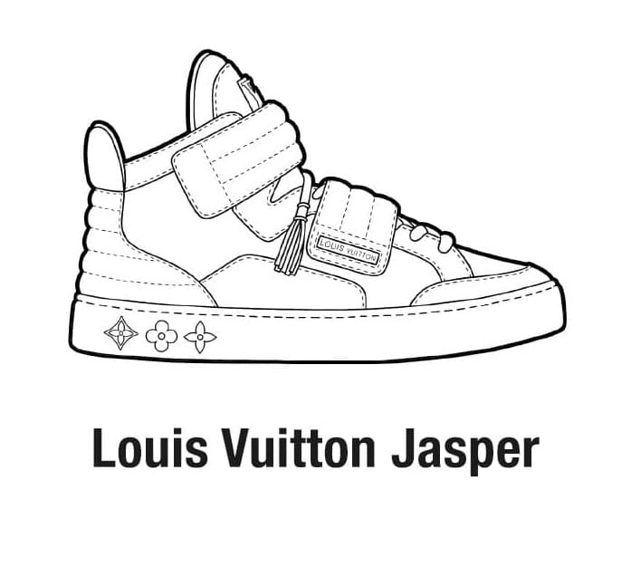Printable Louis Vuitton Jasper Coloring Page