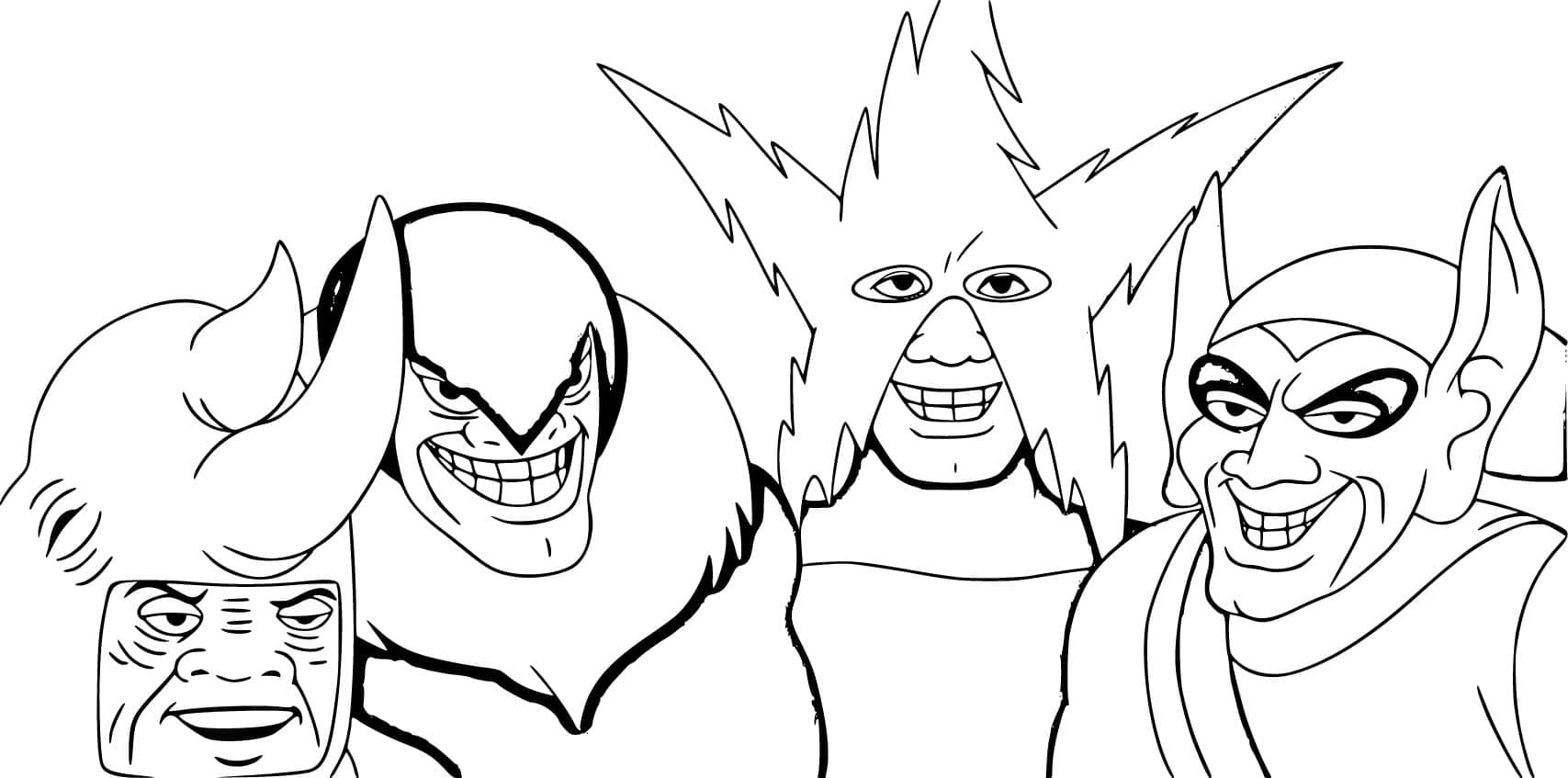 Printable Me and the Boys Meme Coloring Page