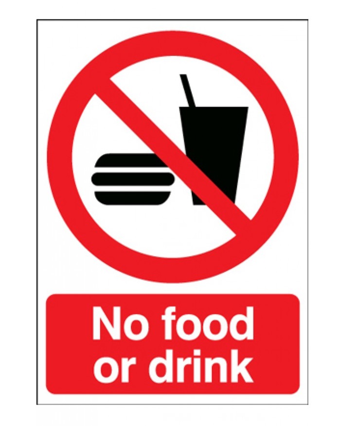 Printable No Food Or Drink Out of Order Sign