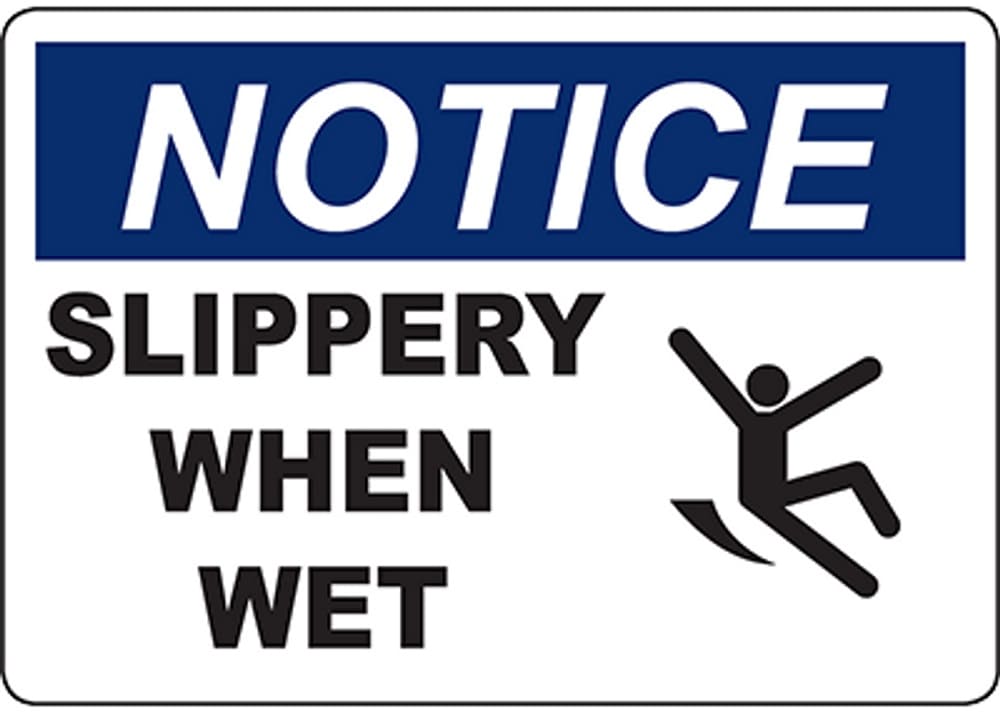 Printable Slippery When Wet Sign Download