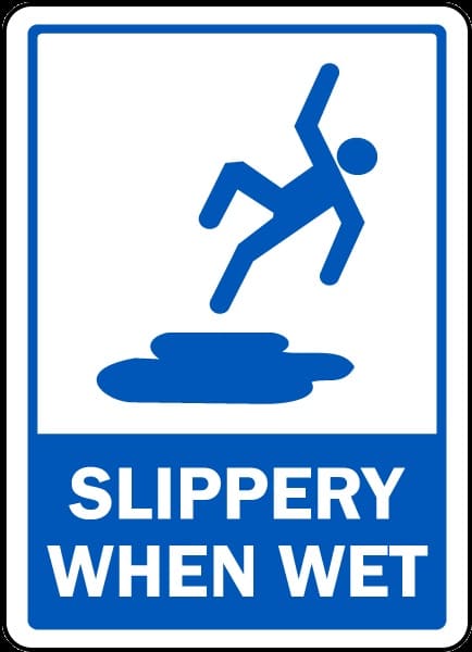 Printable Slippery When Wet Sign Picture