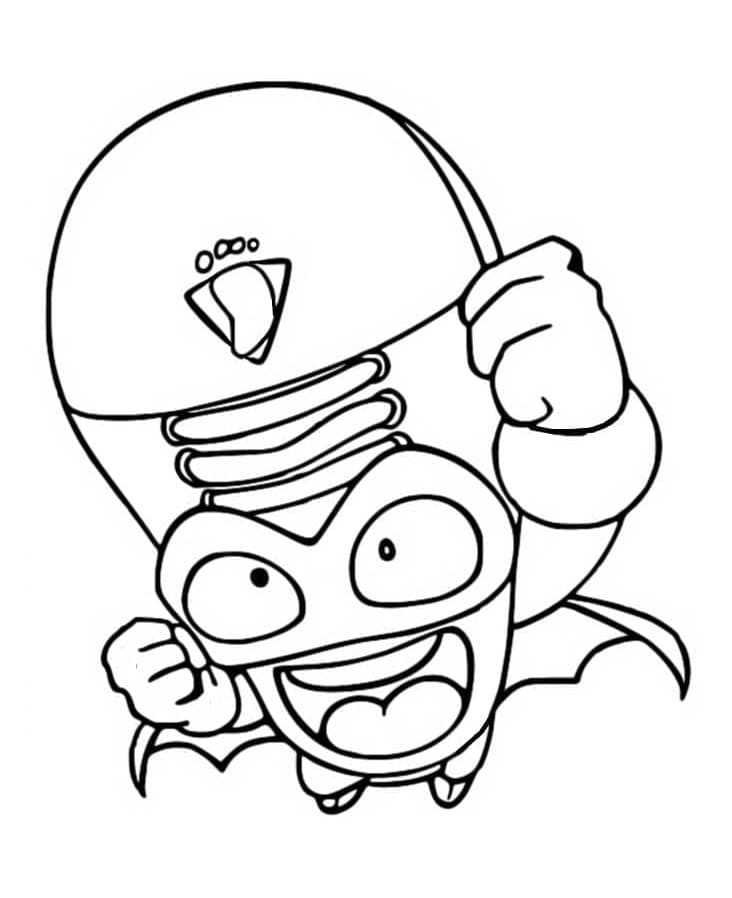Printable Superzings Stomper Coloring Page