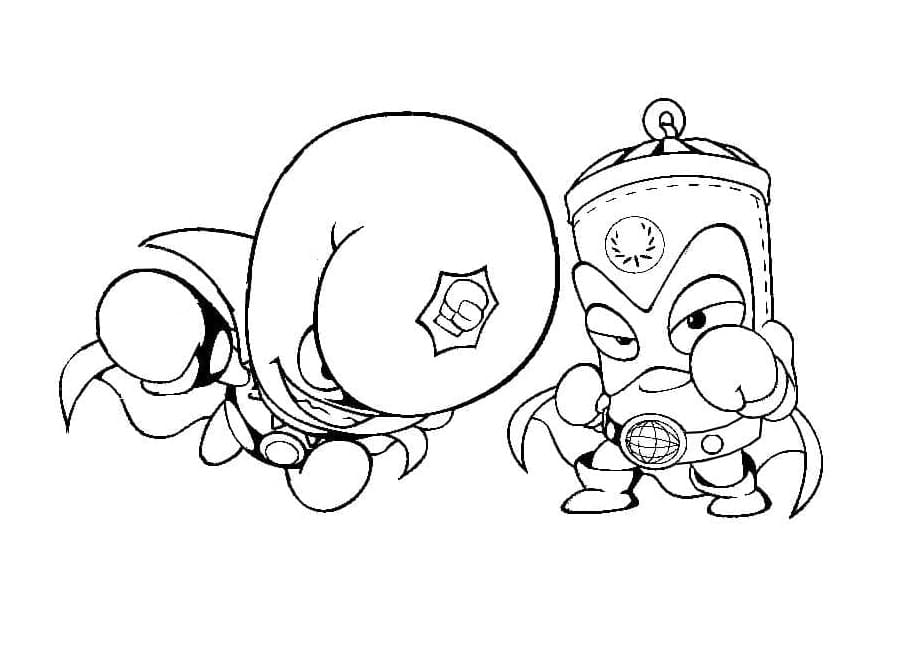 Superzings Coloring Pages