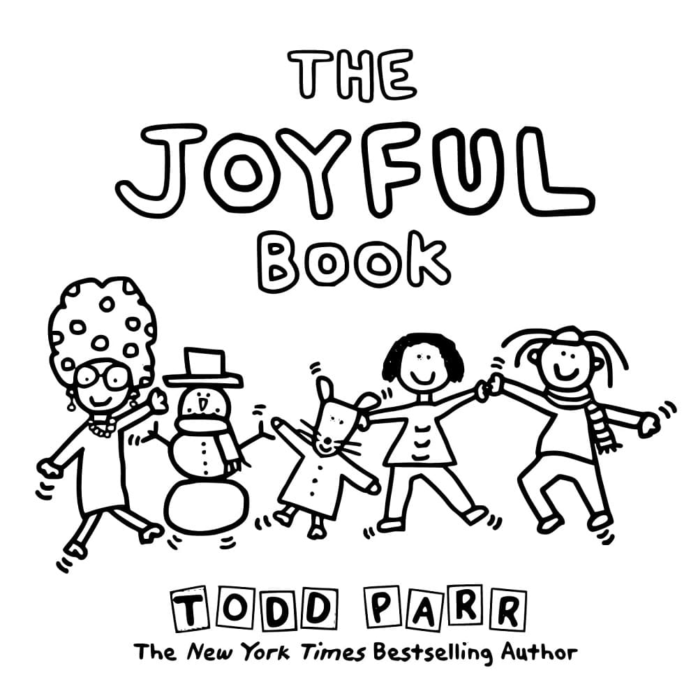 Printable Todd Parr The Joyful Book Coloring Page