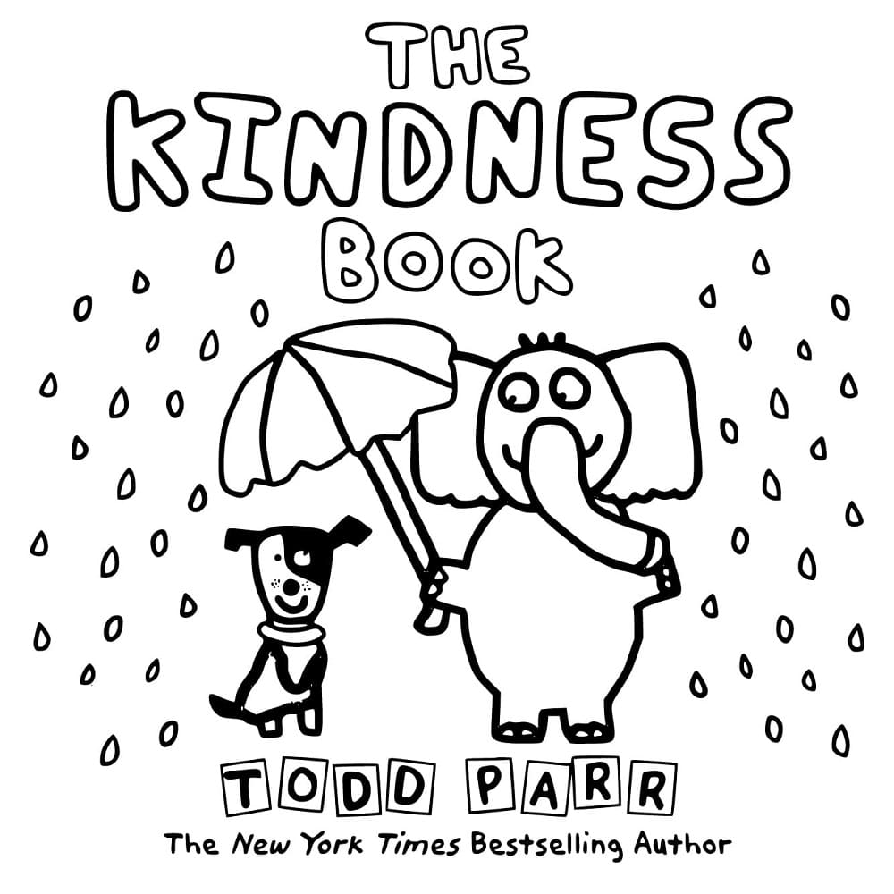 Printable Todd Parr The Kindness Book Coloring Page