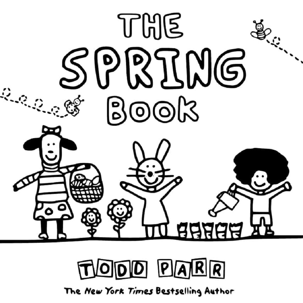 Printable Todd Parr The Spring Book Coloring Page