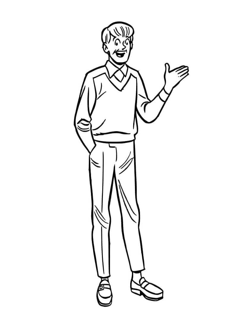 Printable Vintage Tommy Coloring Page
