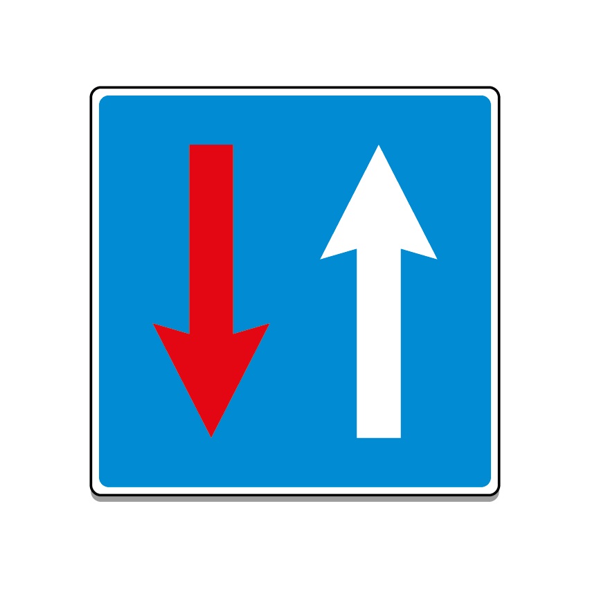 Two Way Traffic Sign Image